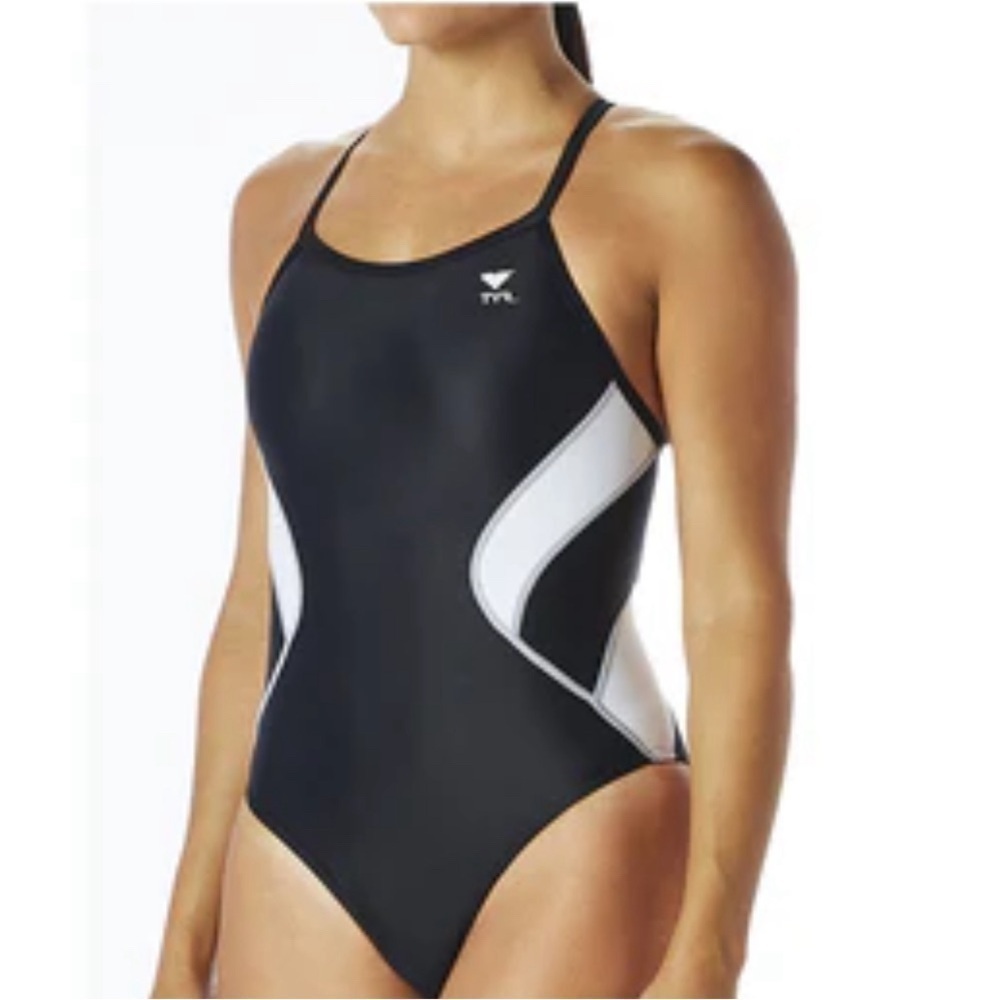 TYR Alliance Splice Diamondfit One Piece Competition Swimsuit Size 40